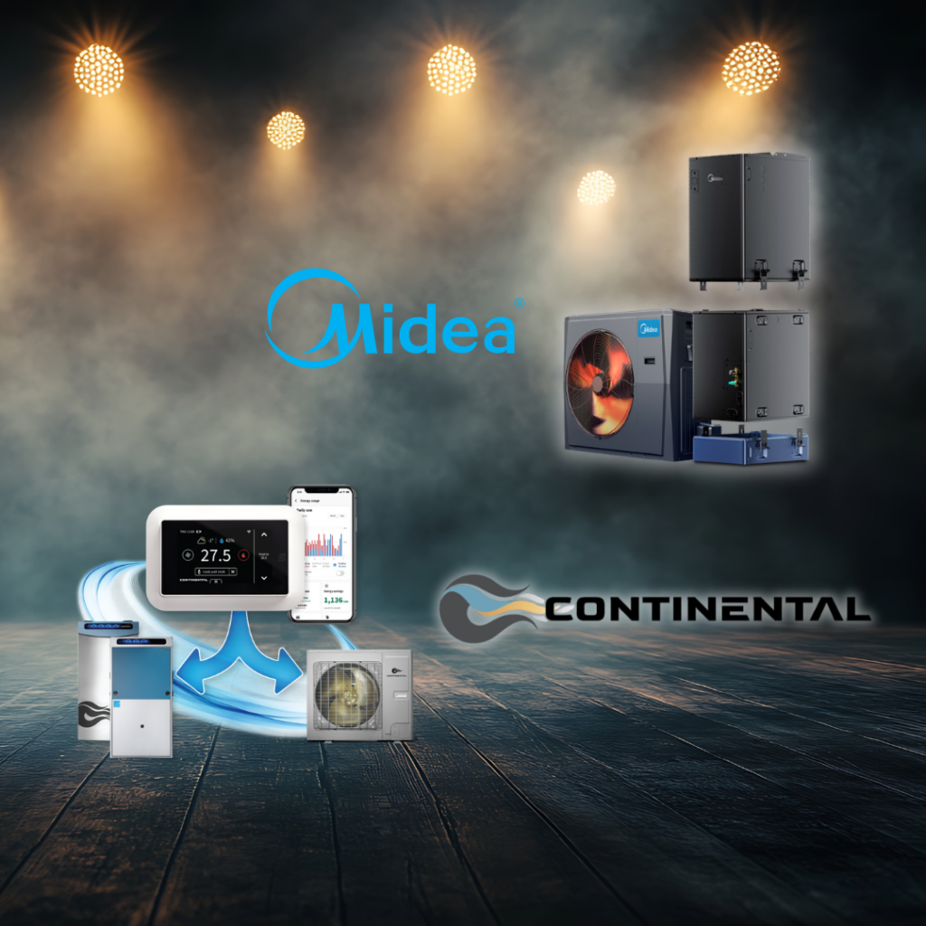 new products include HVAC units from the Midea and Continental brands